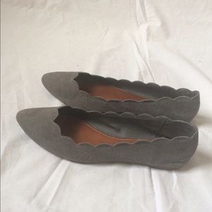 Suede flats