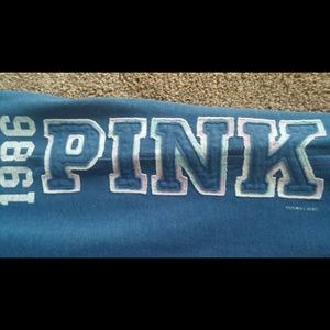 Victoria's Secret PINK tie dye cropped sweats M