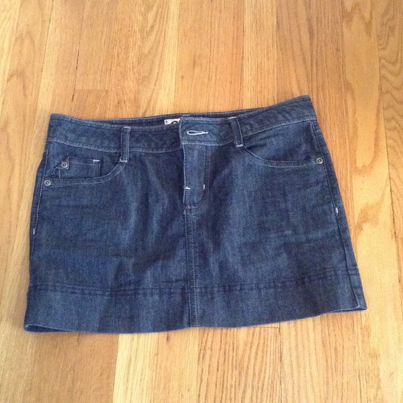 NWOT denim mini skirt