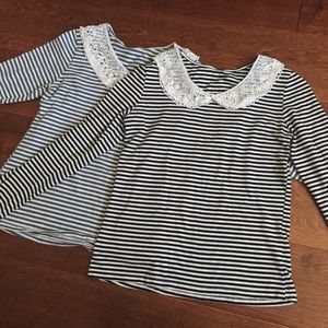 2 Collared Long Sleeved Shirts