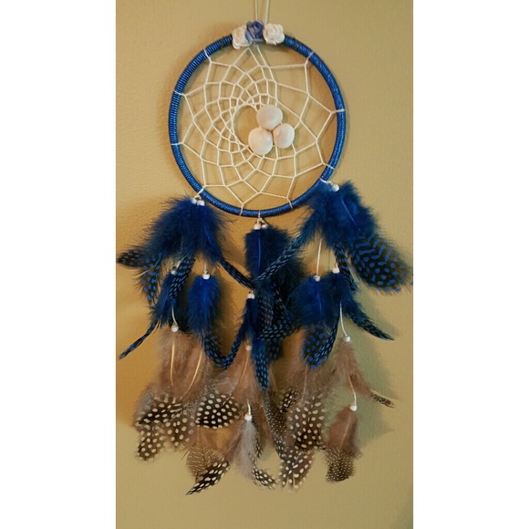 Blue Seashell DreamCatcher