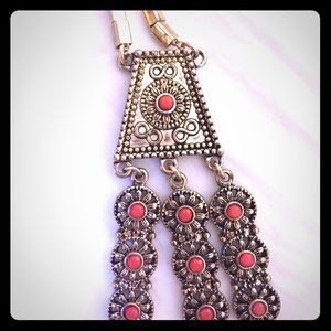 Free people gold necklace