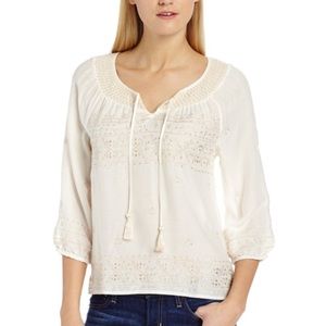 Chic Lucky Brand Embroidered Tunic