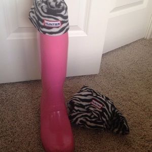 Hunter boot sock. Tall size 8. Great condition