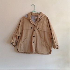 Khaki cape/trench