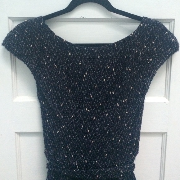 Eva Franco Navy A-Line Dress