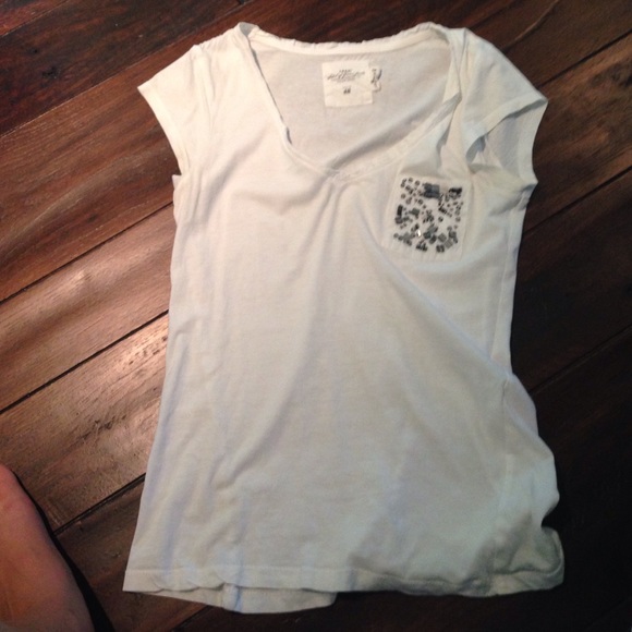 H&M white top