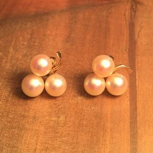 For: @ToShop78 ✨Pearl & 14K Gold Pierced Earrings