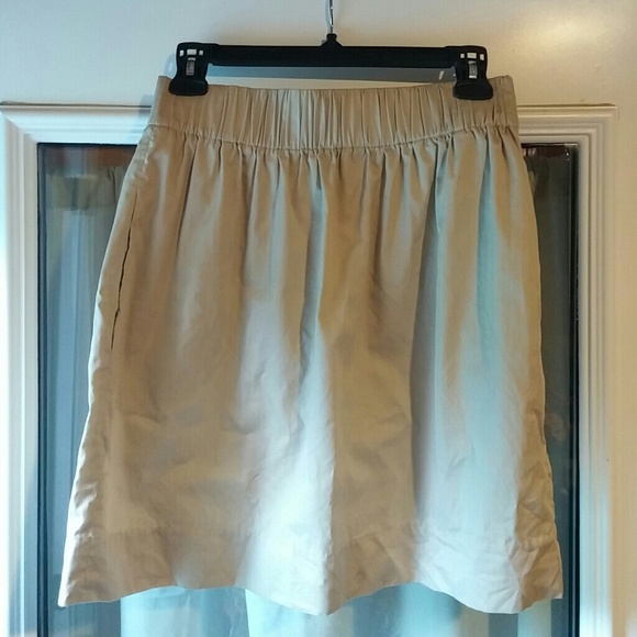 J. Crew khaki skirt