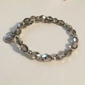 Grey Sparkle Beaded Alex and Ani Wrap