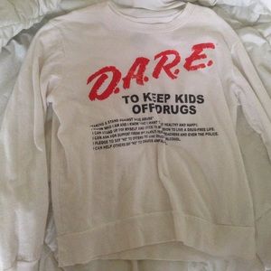 White D.A.R.E. Sweatshirt
