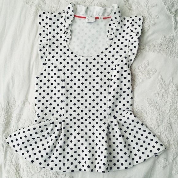 Anthropologie Peplum Top