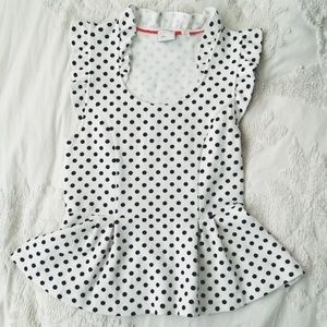 Anthropologie Peplum Top