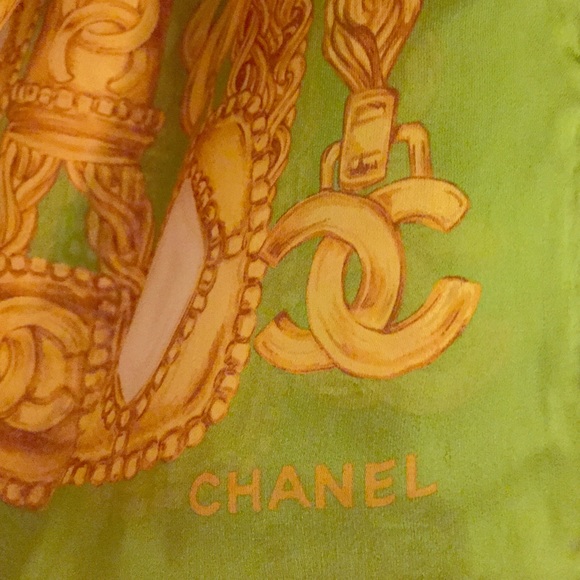 {SOLD} Brand New Chanel Silk Scarf