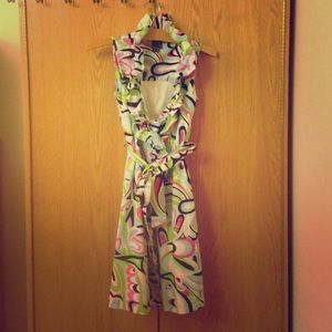 Melly M dress with Lilly inspired pattern