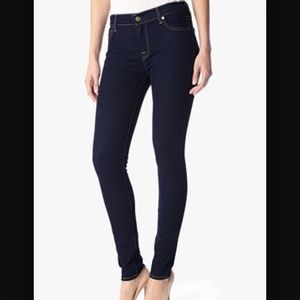 7 for all mankind Skinny dark blue jeans