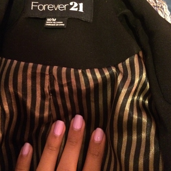 F21 Black Blazer - Picture 4 of 4