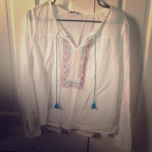 Decree White Long Sleeve Top Decree White Long Sleeve Top
