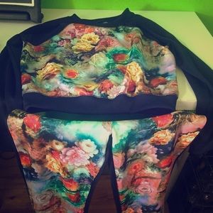 Flower sweatsuit L