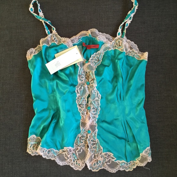Lace tank top. Size. L