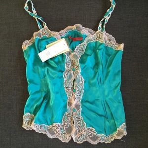 Lace tank top. Size. L