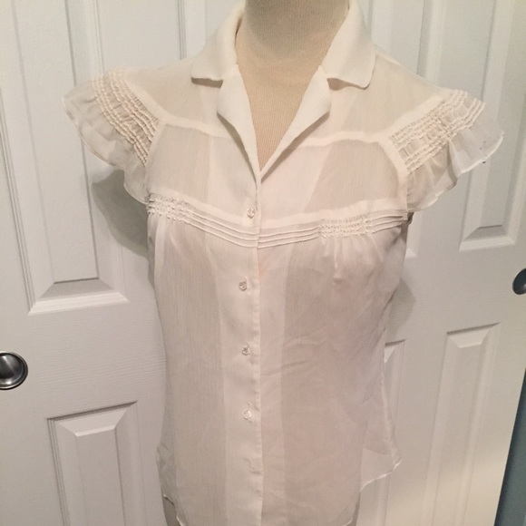 Ann Taylor Loft ivory top