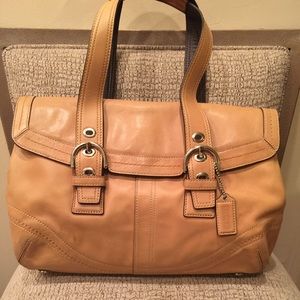 Coach Tan SOHO Handbag. AUTHENTIC