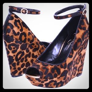 Jessica Simpson - stacys2 animal print wedge