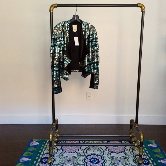 Anthropologie Jackets & Blazers - Anthropologie Elevenses Lit Geo Topper