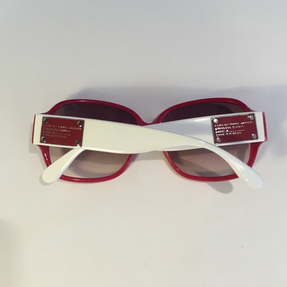 Marc by Marc Jacobs Red and white sunglasses