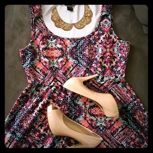 Nine West Camya Open Toe Pump Pink 8