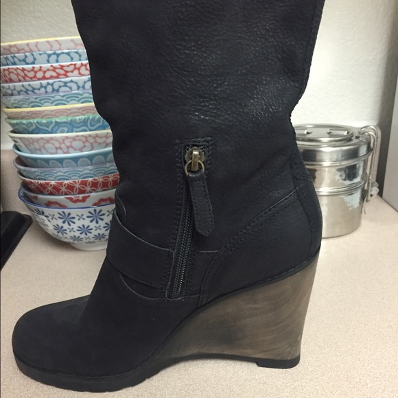 Halogen Leather Boots - Picture 3 of 4