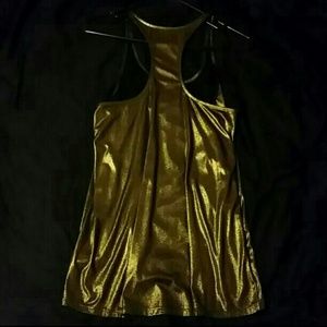 Gold express racerback tank