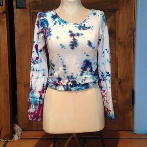 Long sleeve Ty-die tank