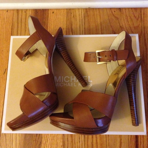 NEW Michael Kors luggage heels