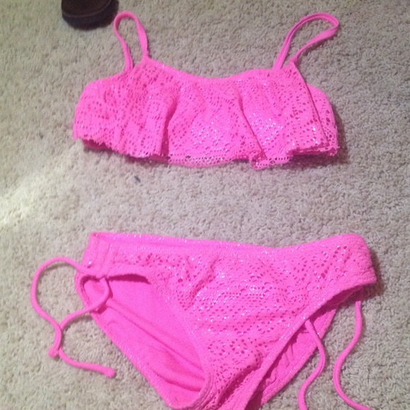 Justices pink bathing suit