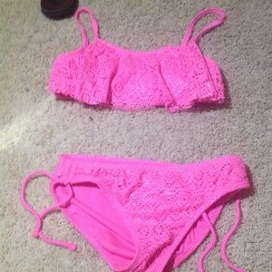 Justices pink bathing suit