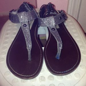 Steve Madden glittery sandals
