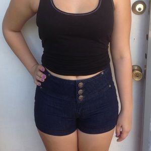 High waisted shorts