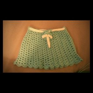 Hand crafted little girls swing skirt.