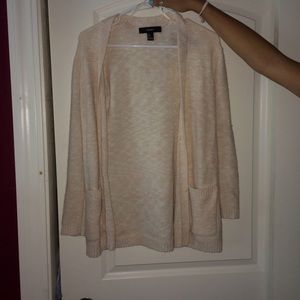 Forever 21 Cream Cardigan