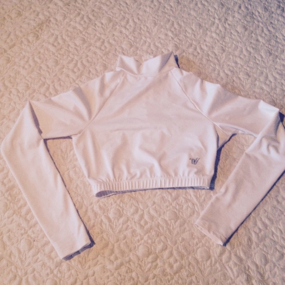 White cheerleading sleeves (under armor)