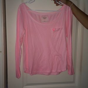Abercrombie & Fitch Light Neon Pink Shirt