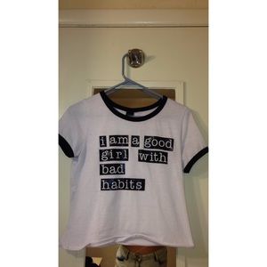 "i am a good girl with bad habits"