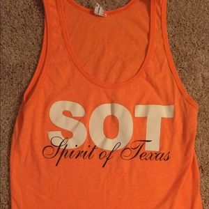 Spirit of Texas tank top and worlds 2011 pins