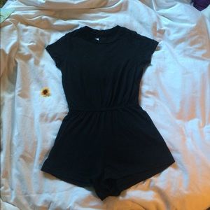 American Apparel Black Romper