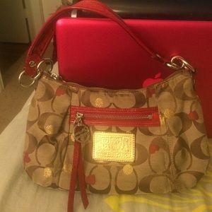 Coach Poppy Signature Sateen Secret Admirer Purse