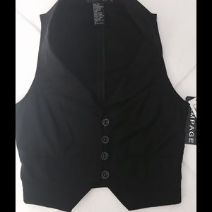 Cute black vest from rampage, new from Macy's