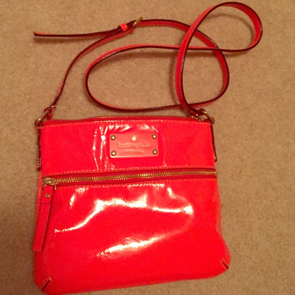 Kate spade Flicker Tenley neon orange cross body