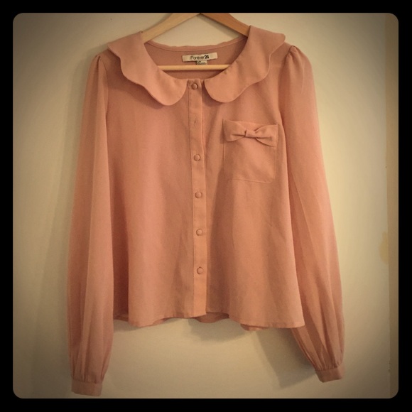 Forever 21 Sheer Blouse